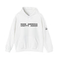 Make America Chatty Again Hoodie — 'chatty annie official' Back Logo, Patriotic Sleeve